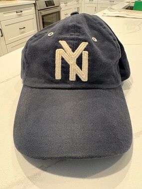 Vintage Blue Marlin New York Black Yankees 1935 Negro League Baseball Hat/Cap